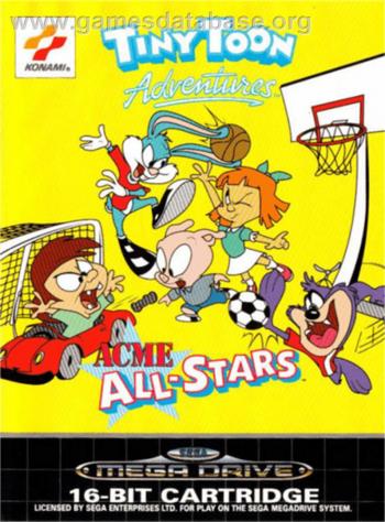 Cover Tiny Toon Adventures - Acme All-Stars for Genesis - Mega Drive